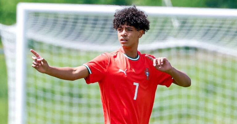 Great first for the son of Cristiano Ronaldo (video)