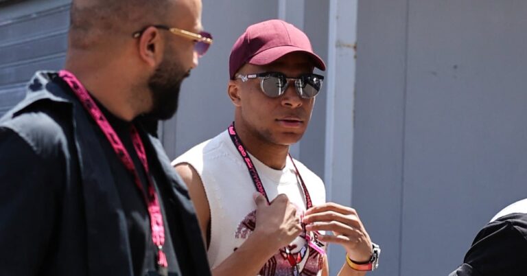 Kylian Mbappé taken in Paris
