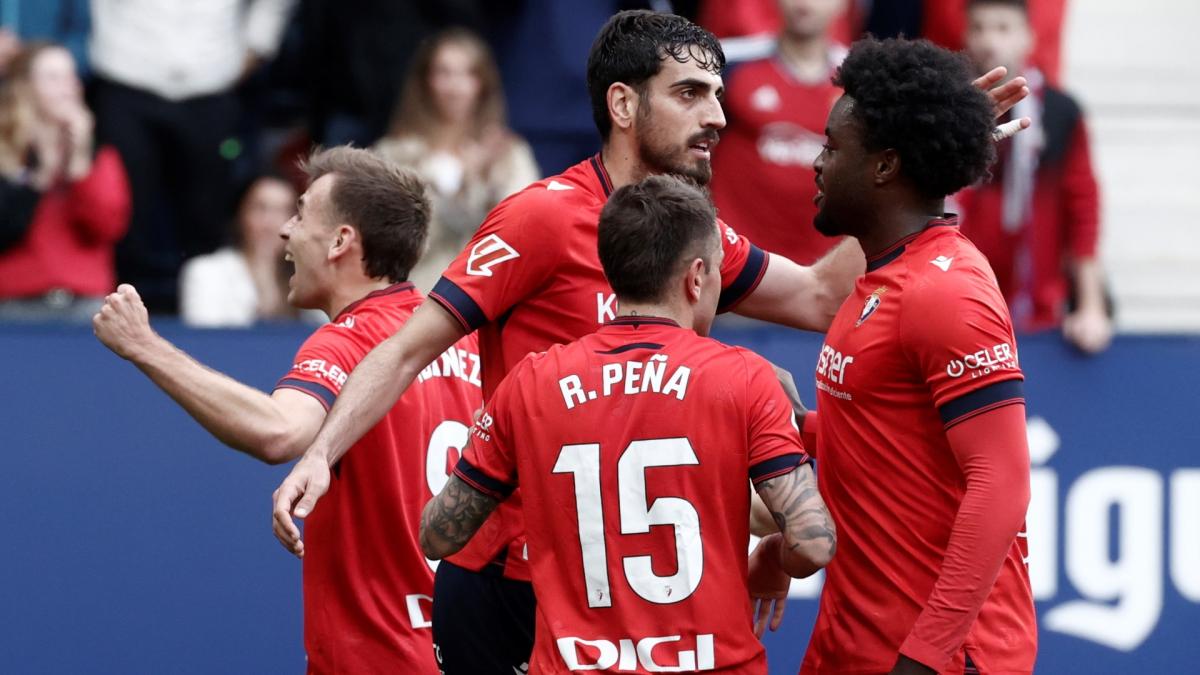 Liga: Atlético falls in Osasuna, the Betis tears the draw against the Rayo