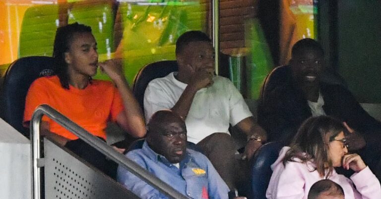 Ousmane Dembélé with Ethan Mbappé, the crazy evening!