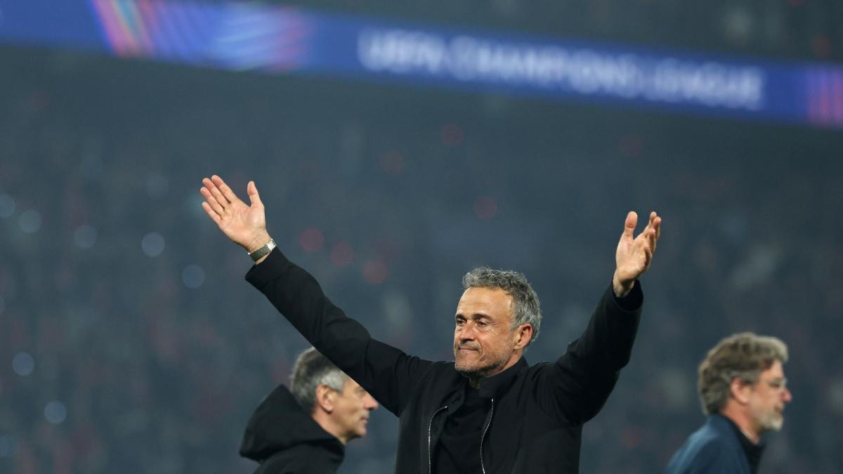 PSG: Luis Enrique's enormous emotion