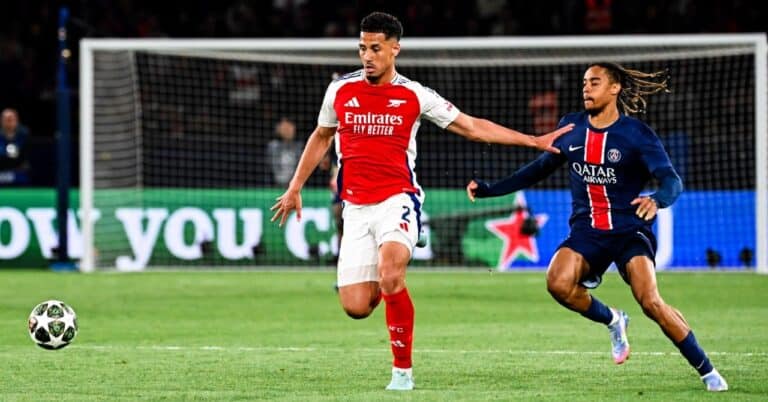 Saliba, a blow to finish