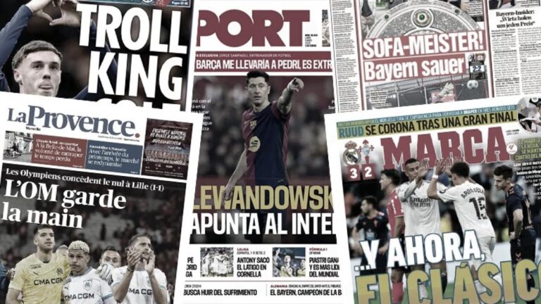 The Catalan press is already shouting on the plot against the referee, Europe salutes the first title of Harry Kane