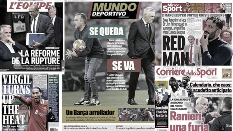 The departure of Ancelotti from Real Madrid makes noise in Spain, an International Recale Le PSG
