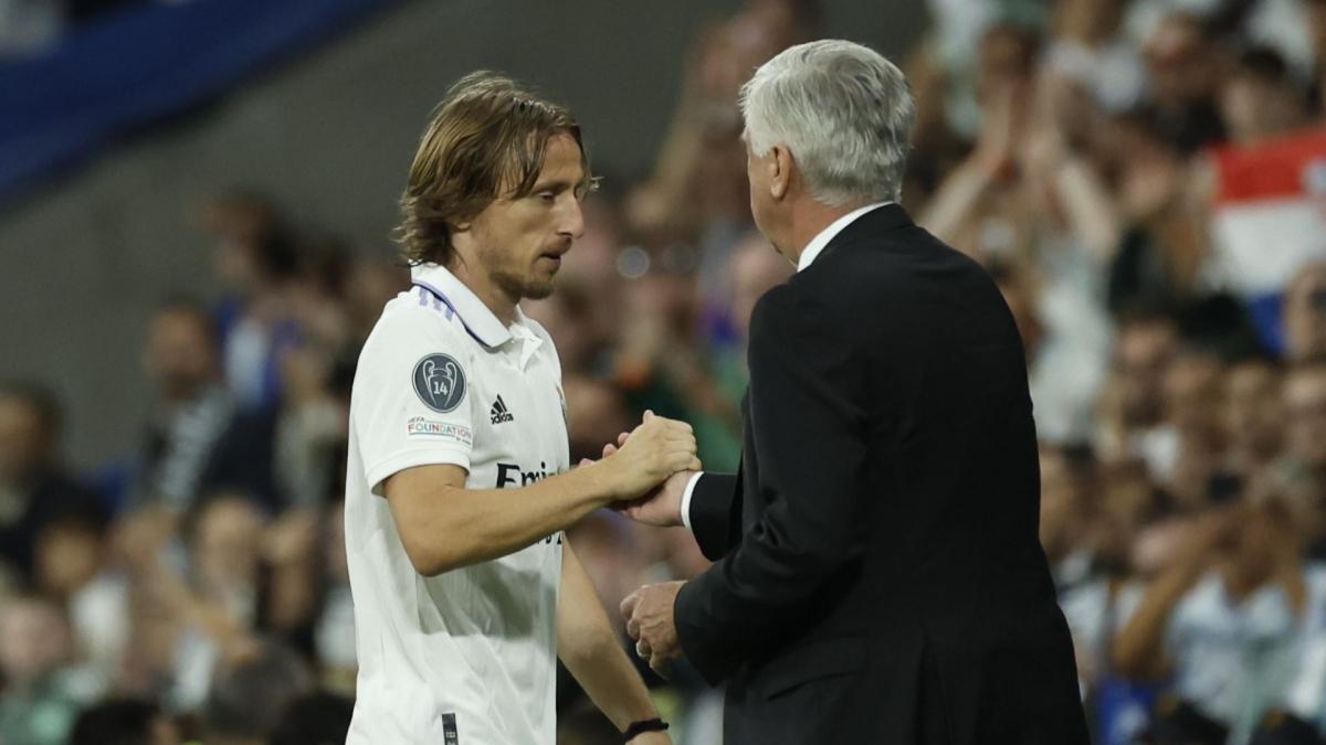 The last unforgettable evening of Carlo Ancelotti and Luka Modric