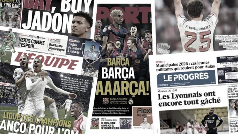 The press gets carried away for the return of OM to the Champions League, the keys to the XXL contract extension of Vinicius Jr