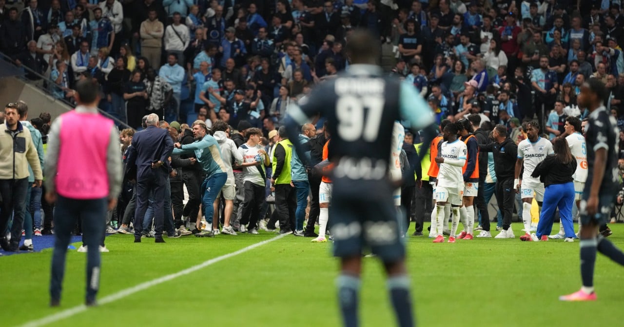 Violence and interruption on Le Havre-OM