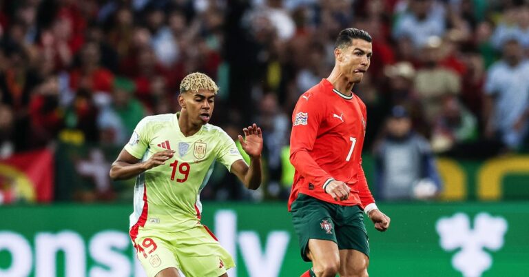 Lamine Yamal, it goes wrong with Cristiano Ronaldo!