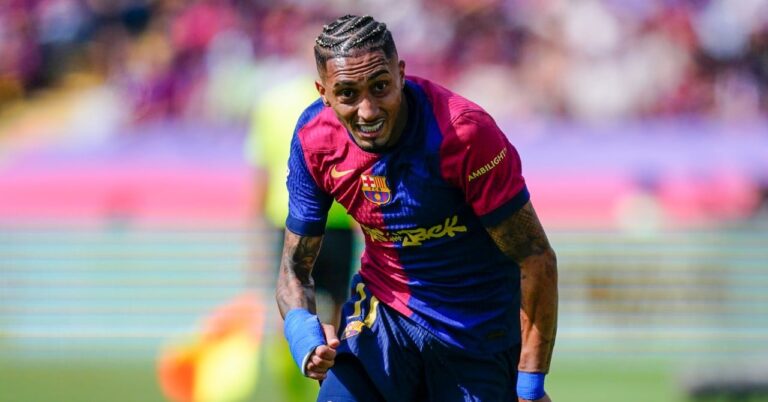 Barcelona: Flick increases the tone for Raphinha
