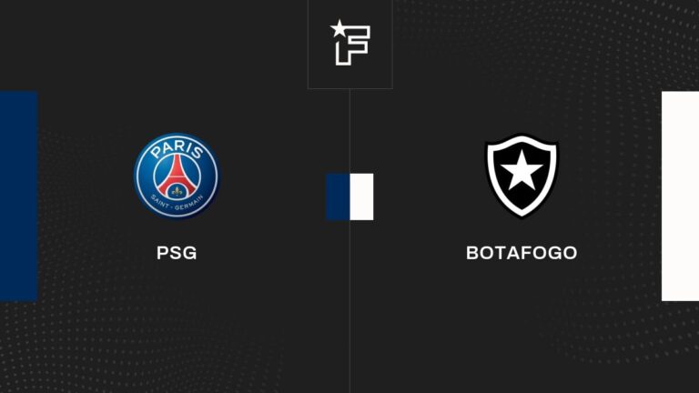Follow the Paris Saint-Germain-Botafogo meeting live commented live 02:50-Club World Cup