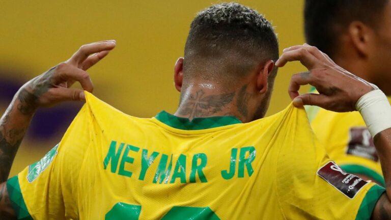 Neymar again wore the Barça jersey
