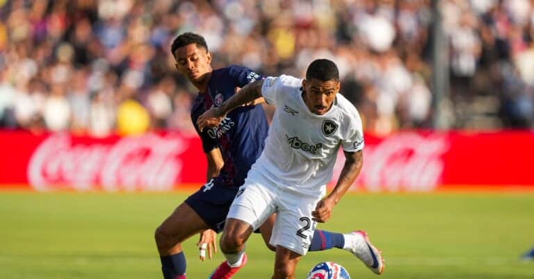 PSG is surprised by Botafogo