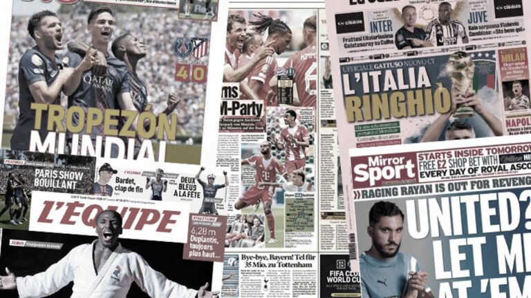 PSG's new demonstration shocks the European press, Atlético de Madrid is destroyed in Spain