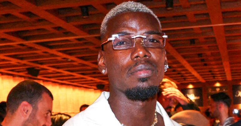 Pogba background in tears