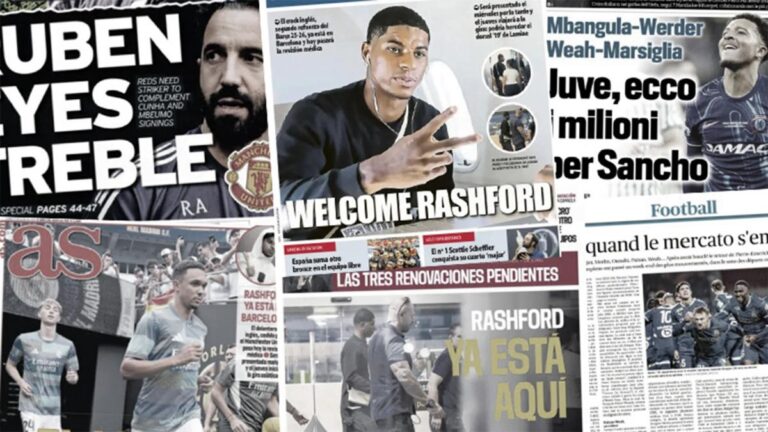 Barça ignites for Rashford, Juventus responds to rumor Thuram at PSG