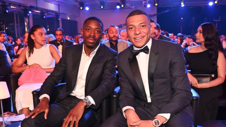 Dembélé and Mbappé, "these are my sons"