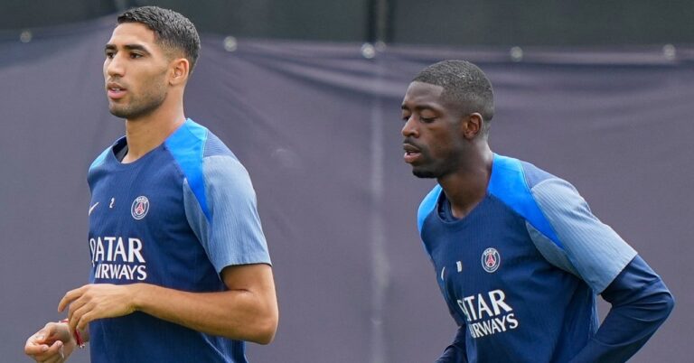 Hakimi and Dembélé "put in the fridge"