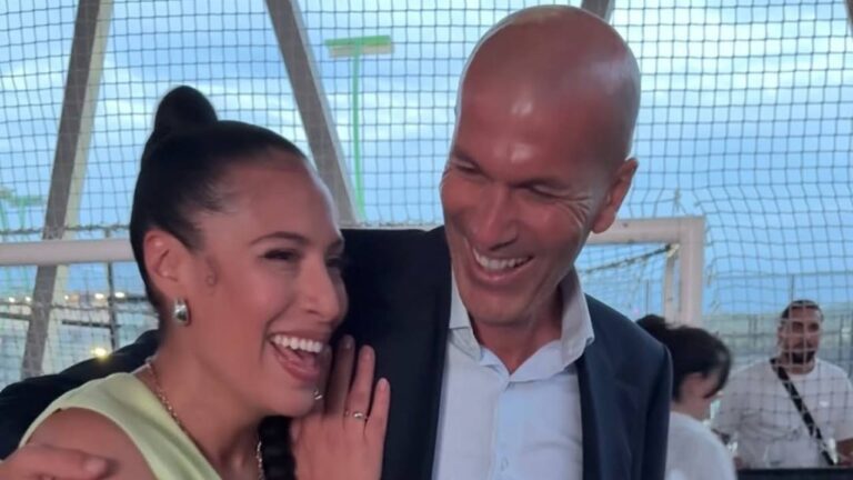 Zinedine Zidane with Zaho, it's official!
