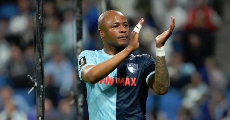 André Ayew, it's over