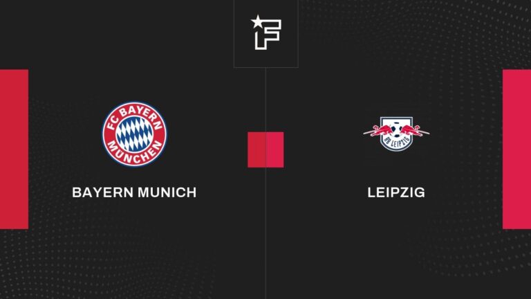 Follow the Bayern Munich -Rb Leipzig live meeting commented Live 20:20 - Bundesliga