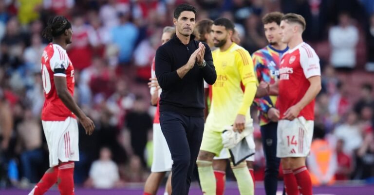 "I have never seen that", Arta totally a fan of one of his players!