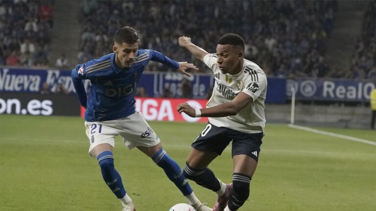 Liga: Thanks to a double of Mbappé, Real Madrid continues against Oviedo