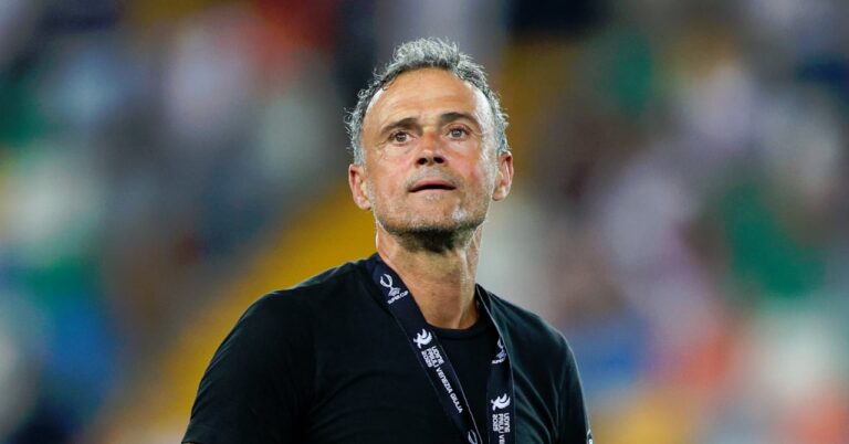 Luis Enrique, the shattering announcement
