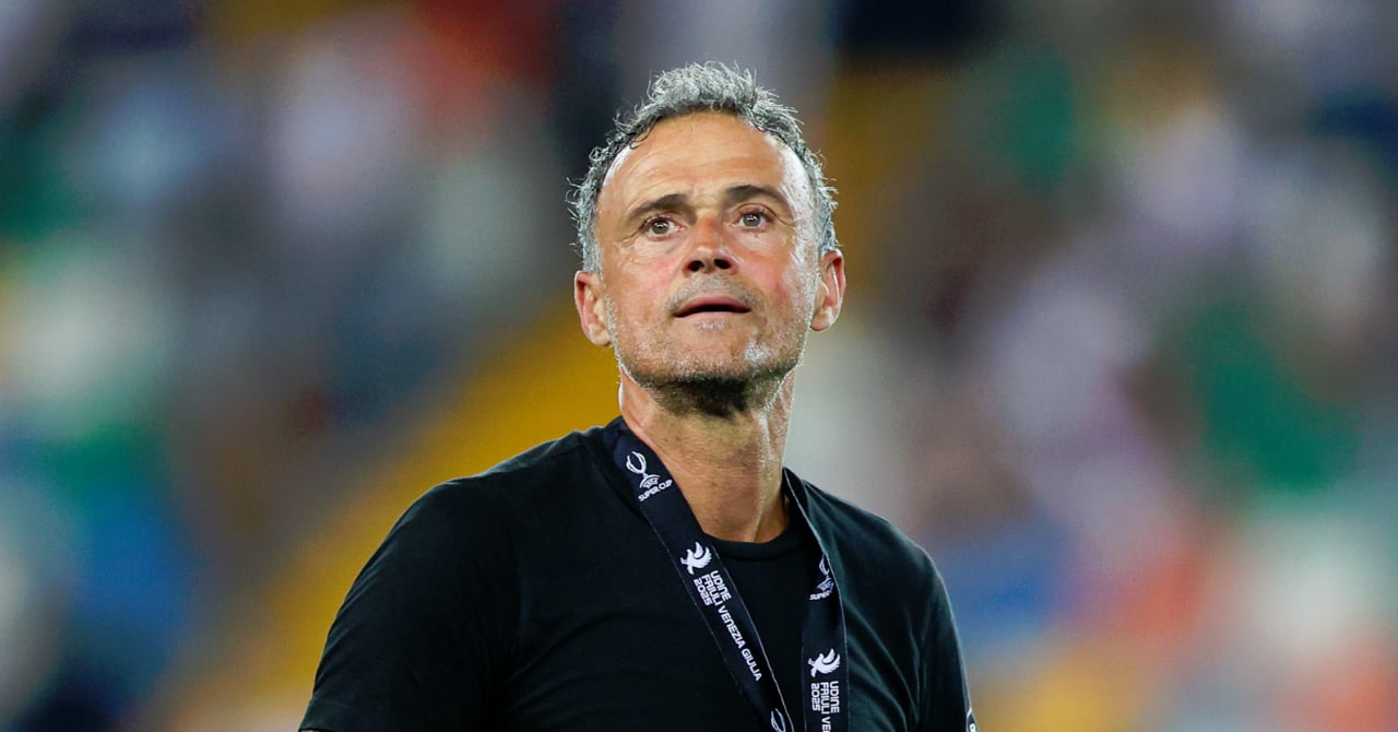 Luis Enrique, the shattering announcement