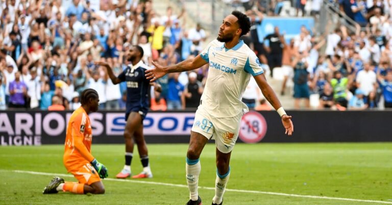 Marseille takes back colors, Aubameyang shines against Paris FC