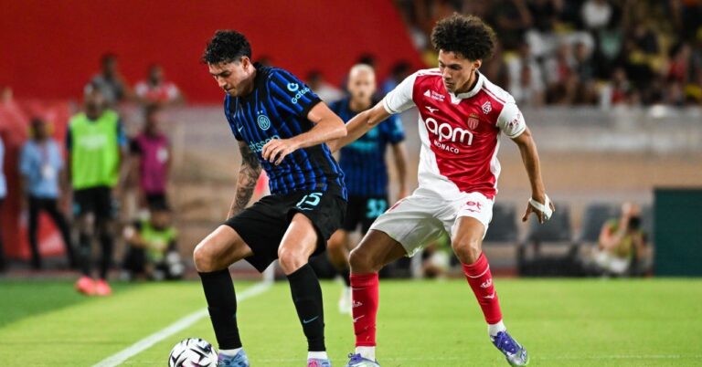 Monaco opens the scoring, the Inter answers and wins