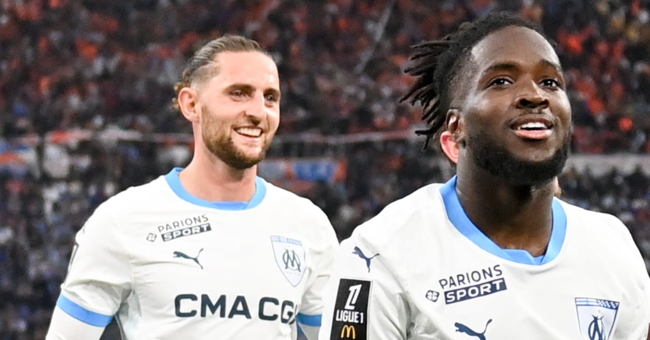 Rabiot-Rowe, it was "wind", "of the flank"