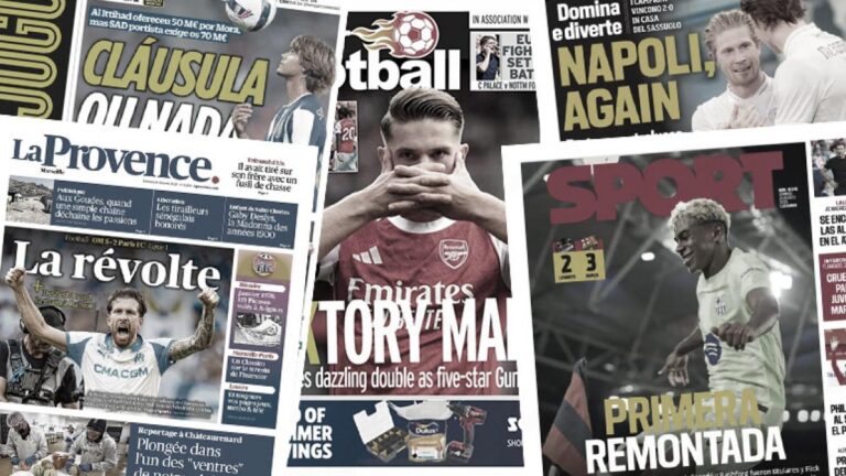 The press gets carried away for the shattering return of Pierre-Emerick Aubameyang, new revelations on the state of form of Kylian Mbappé