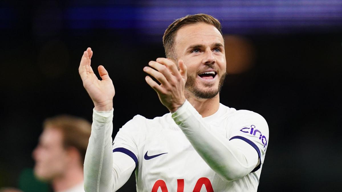 Tottenham: Big tile for James Maddison