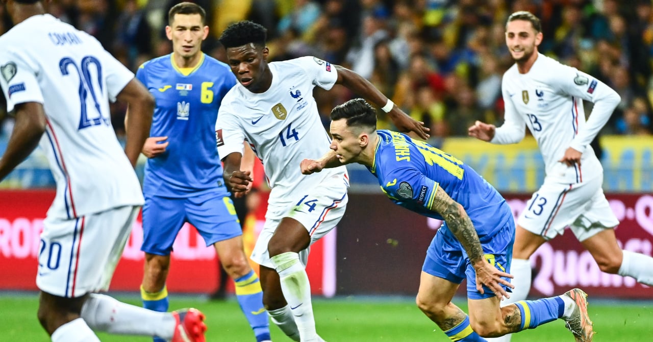 Where will the Ukraine - France match be played?