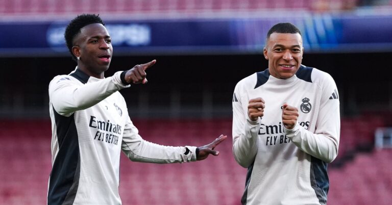 Mbappé Balance on Vinicius