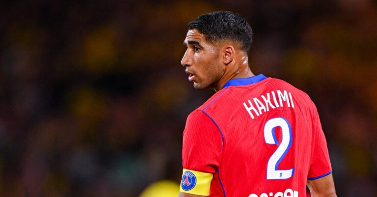Achraf Hakimi cropped, the situation is reaching Paris
