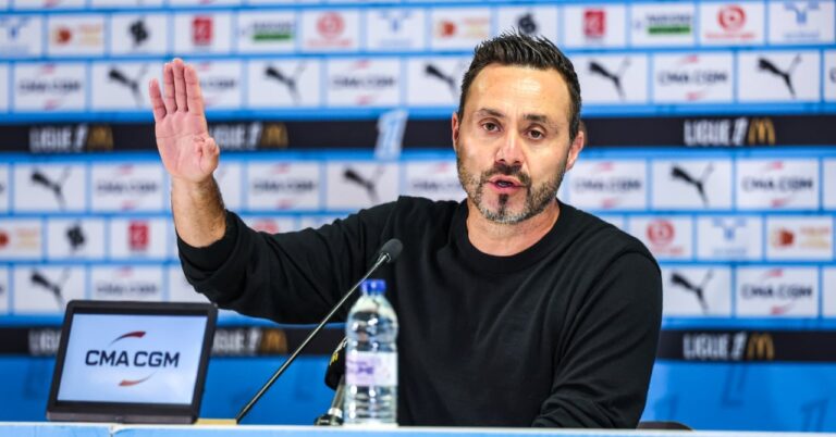 De Zerbi: "I came to Marseille to beat PSG"