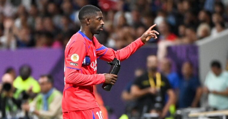 Dembélé without filter on his new position: "I am not a ..."