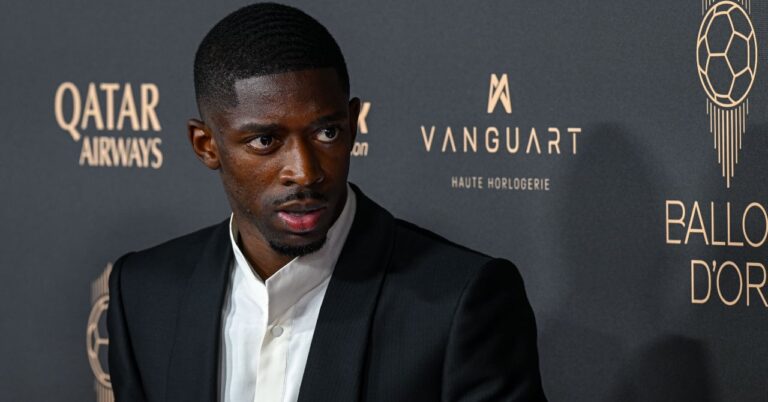 Golden Ball: Ousmane Dembélé cracks after his coronation