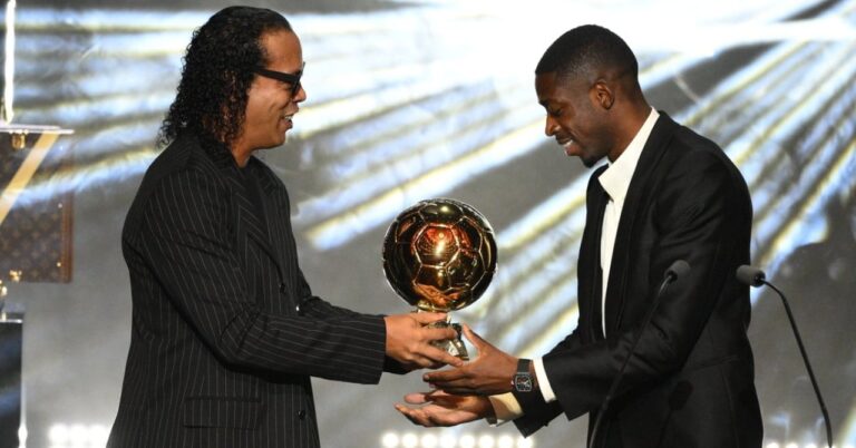 Golden ball: Dembélé enters a very closed circle with its title!