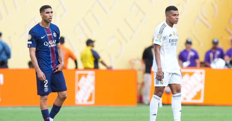 Hakimi Slice: Without Ballon d'Or, Mbappé remains on the bench