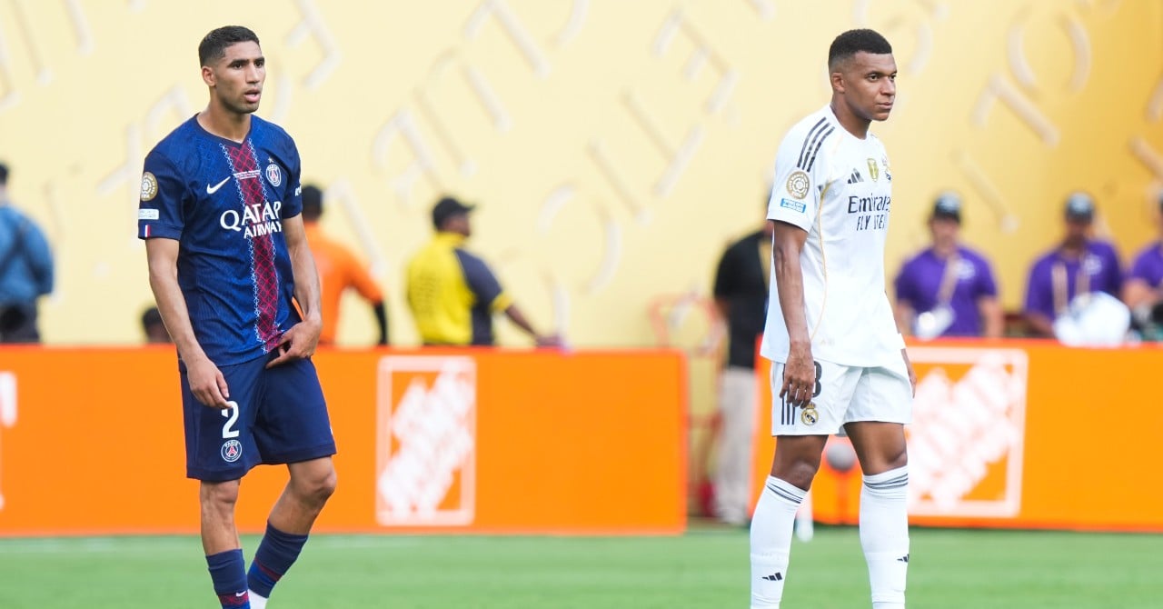 Hakimi Slice: Without Ballon d'Or, Mbappé remains on the bench