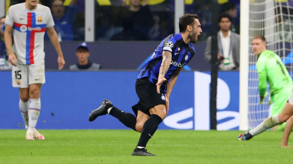 Inter: The double of çalhanoğlu with an incredible volley against Juventus