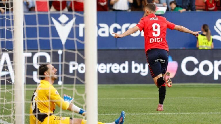 Liga: Osasuna tames the Rayo Vallecano