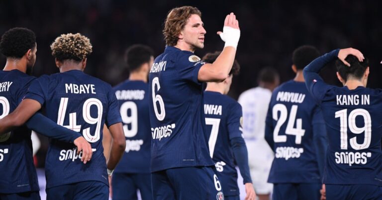 PSG is back in front of Auxerre!