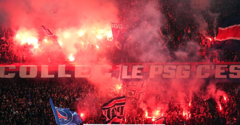 Parisian Ultras on fire before OM-PSG (video)