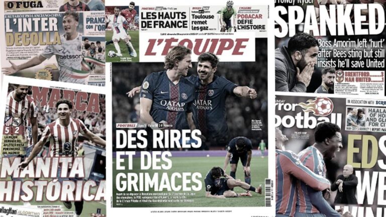 The English press on Ruben Amorim, the Manita de l'Atletico shocks Europe