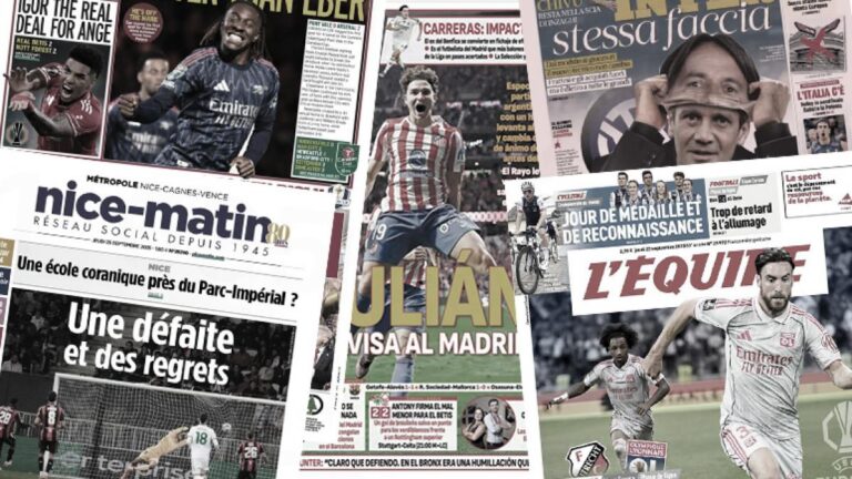 The press disappointed by the new defeat of the OGC Nice, Spain ignites for Julian Alvarez after his masterclass