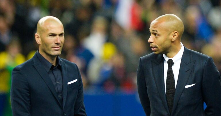 Thierry Henry lets go on Zinedine Zidane