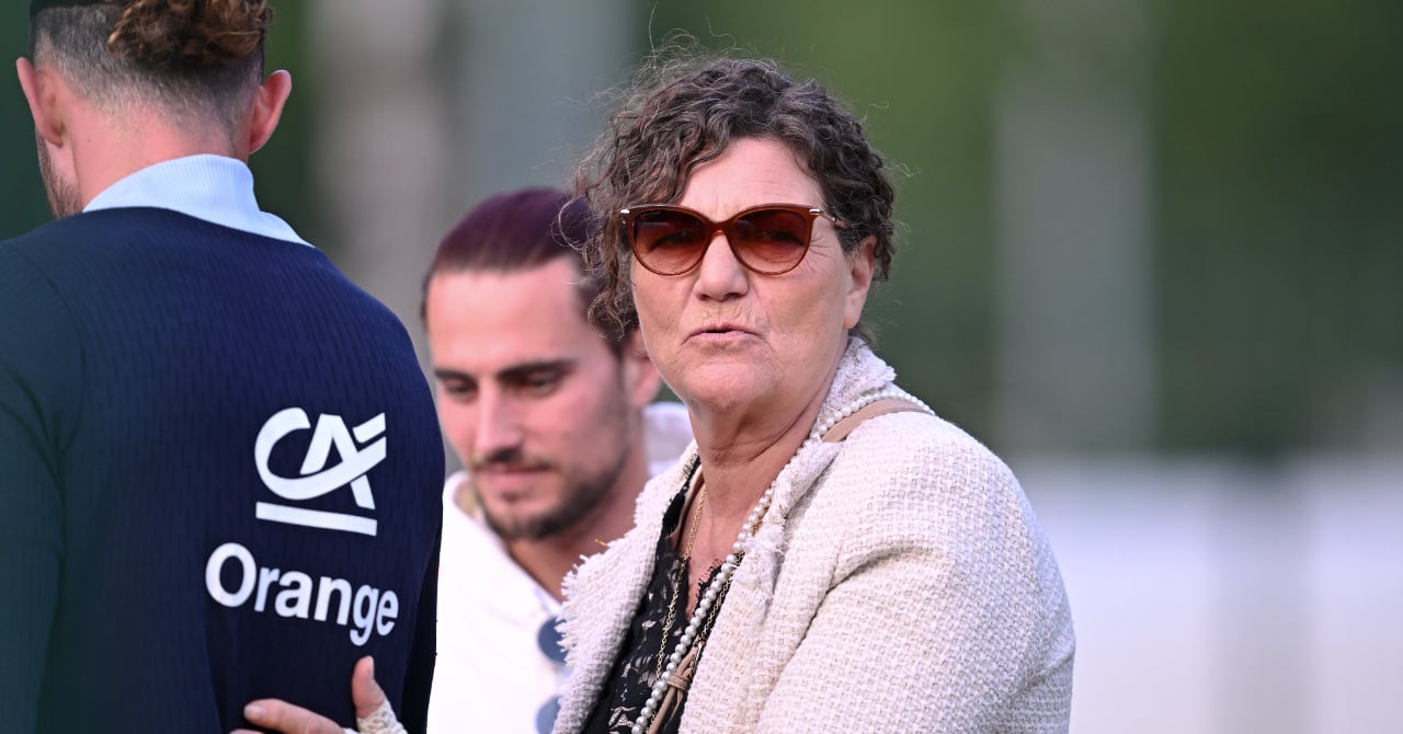 Véronique Rabiot, the tasty scene with an Italian journalist